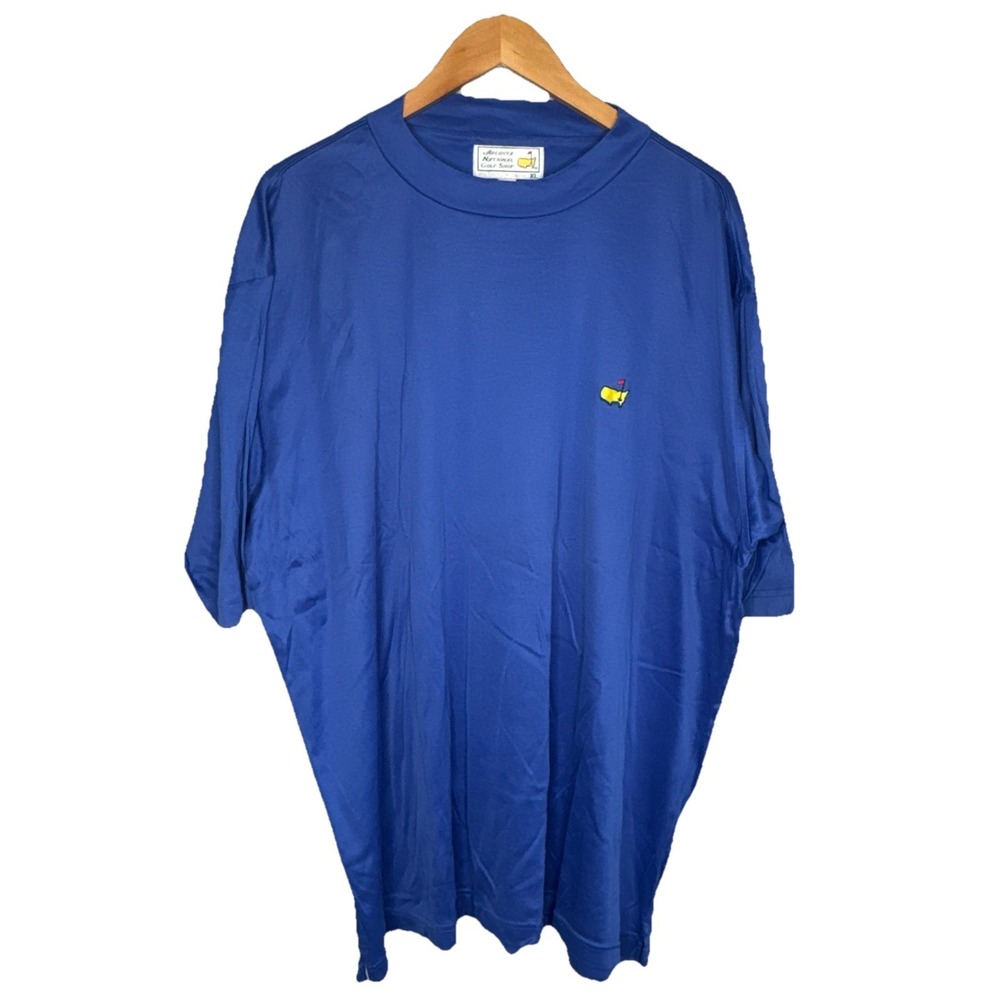Augusta National Golf Shop Master's Blue 60's Two-Ply Activewear SS Top Size XL